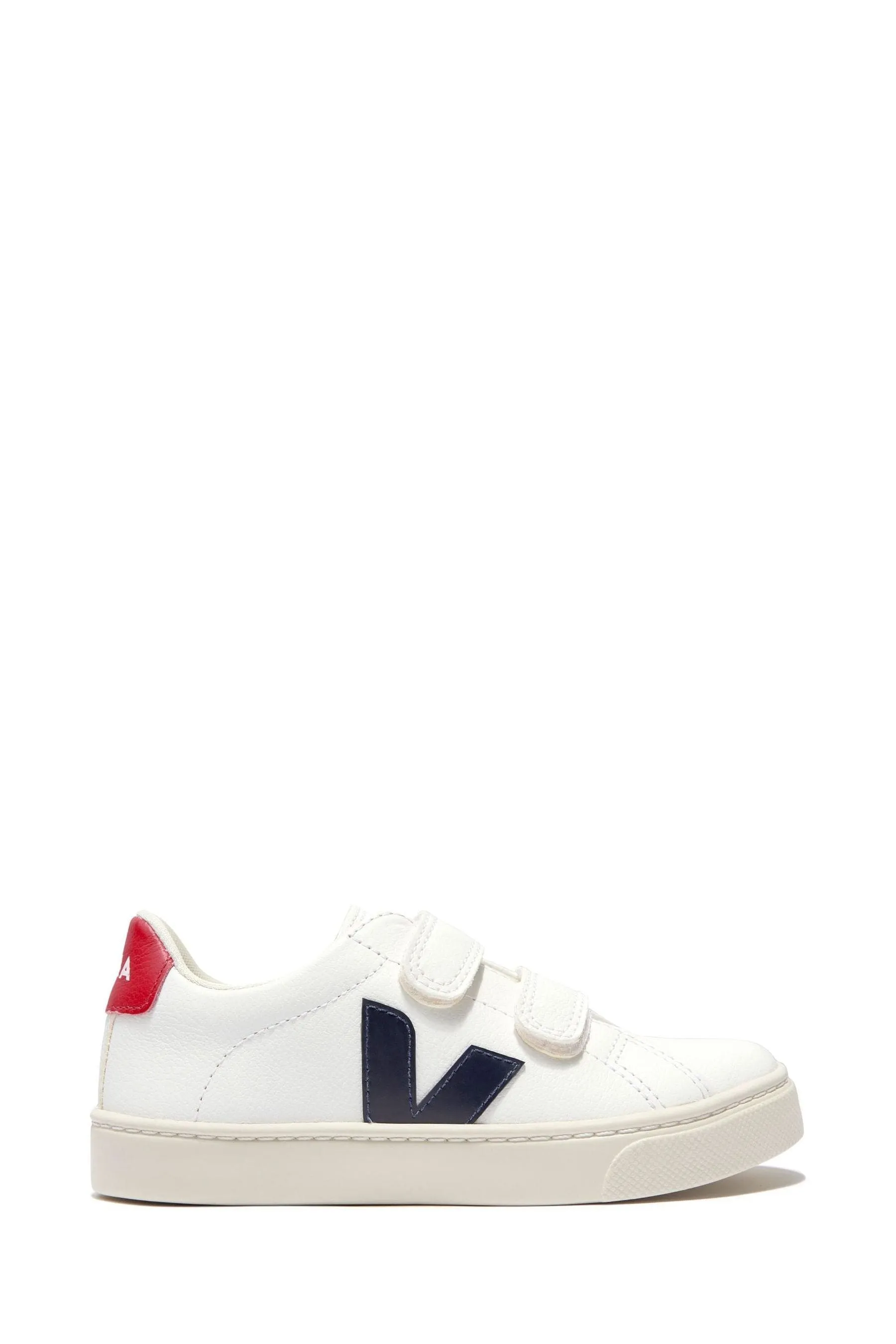 Veja Kids ChromeFree Leder Esplar Turnschuhe in Weiß