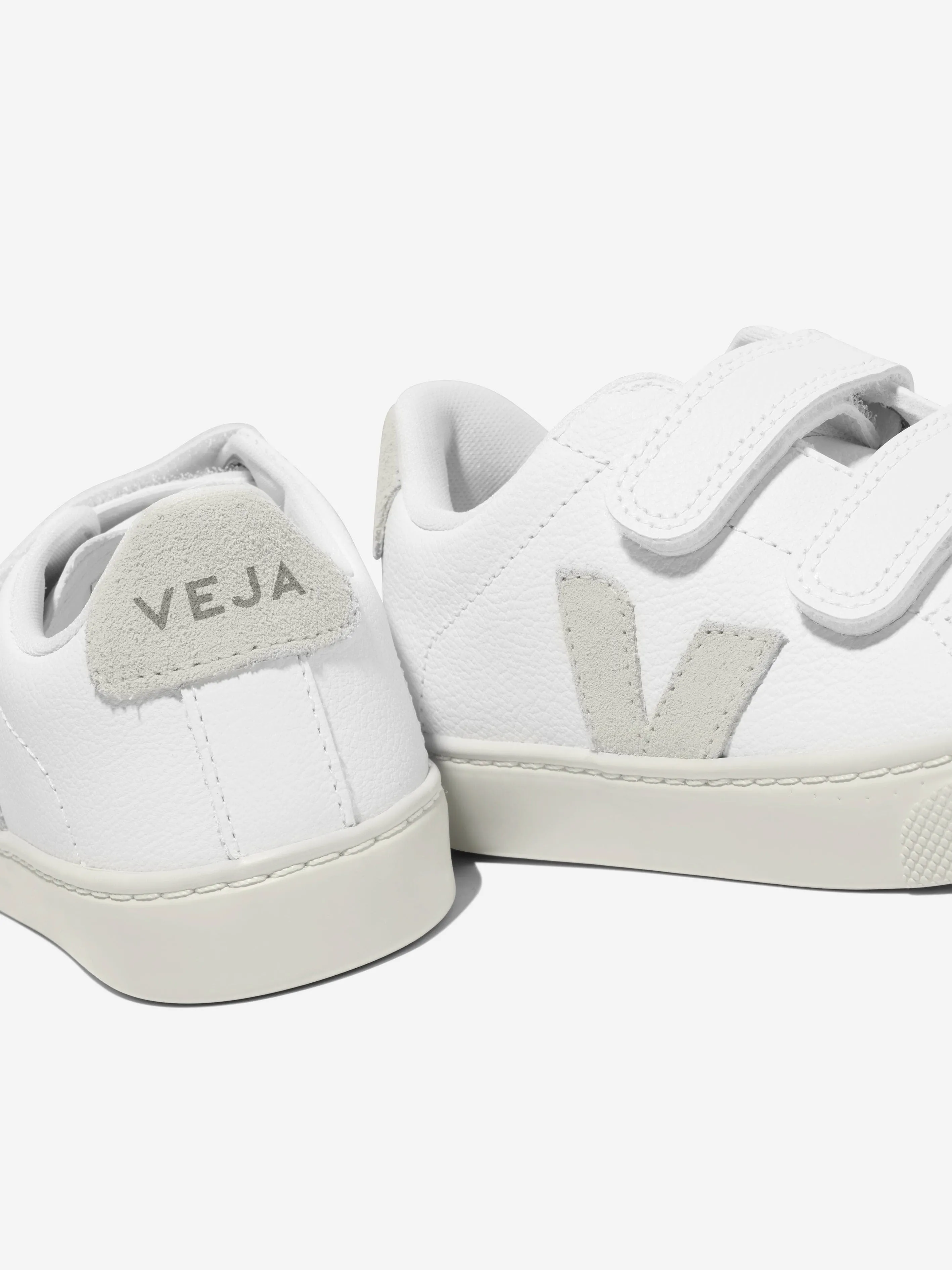 Veja Kids ChromeFree Leder Esplar Turnschuhe in Weiß