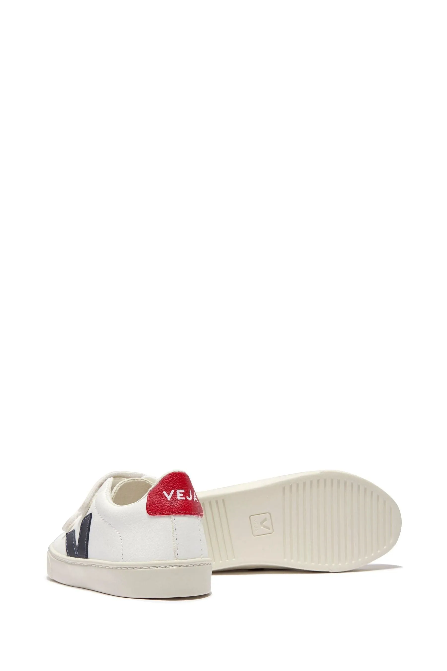 Veja Kids ChromeFree Leder Esplar Turnschuhe in Weiß