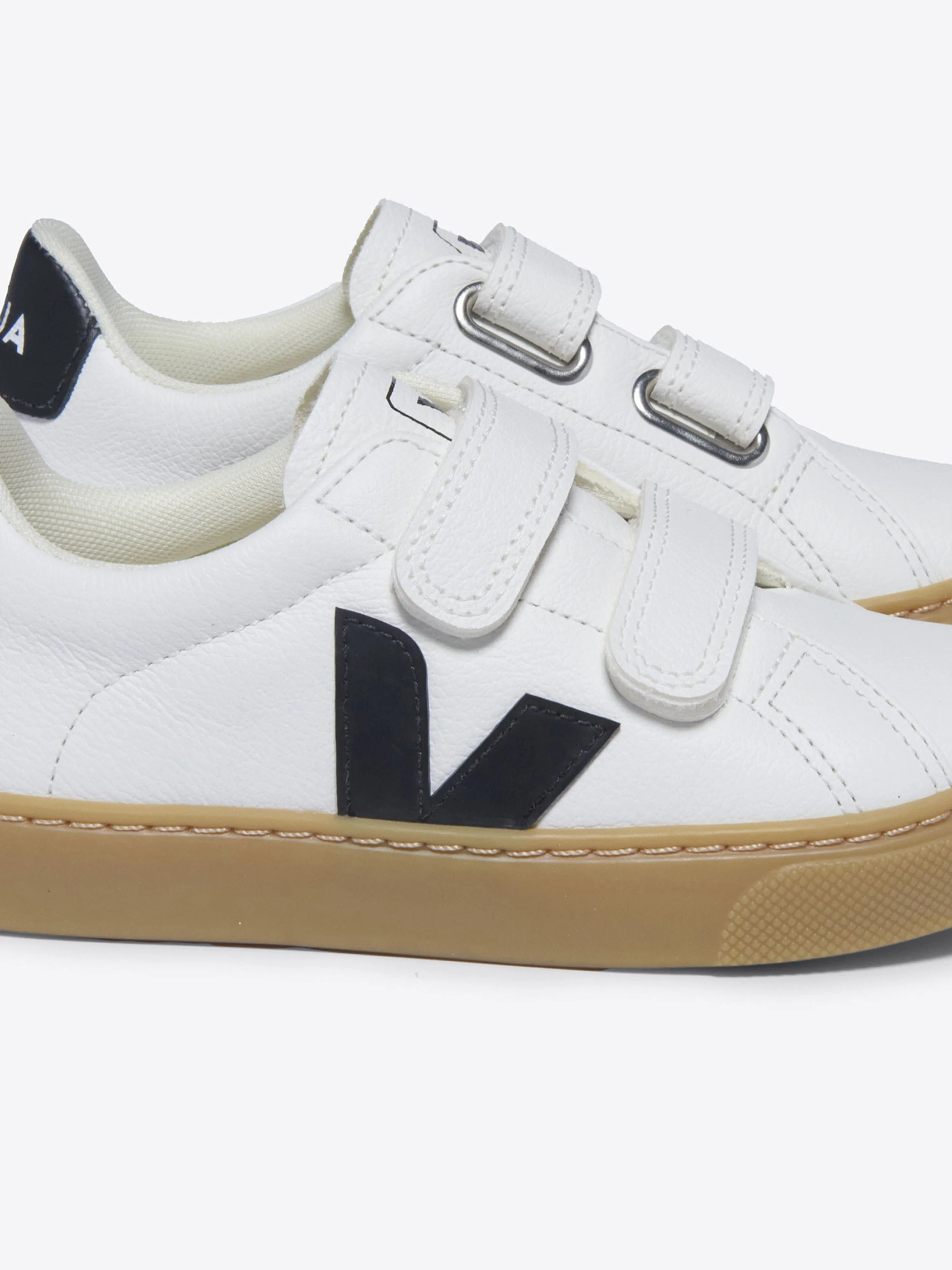 Veja Kids Esplar ChromeFree Leder-Sneaker in Weiß
