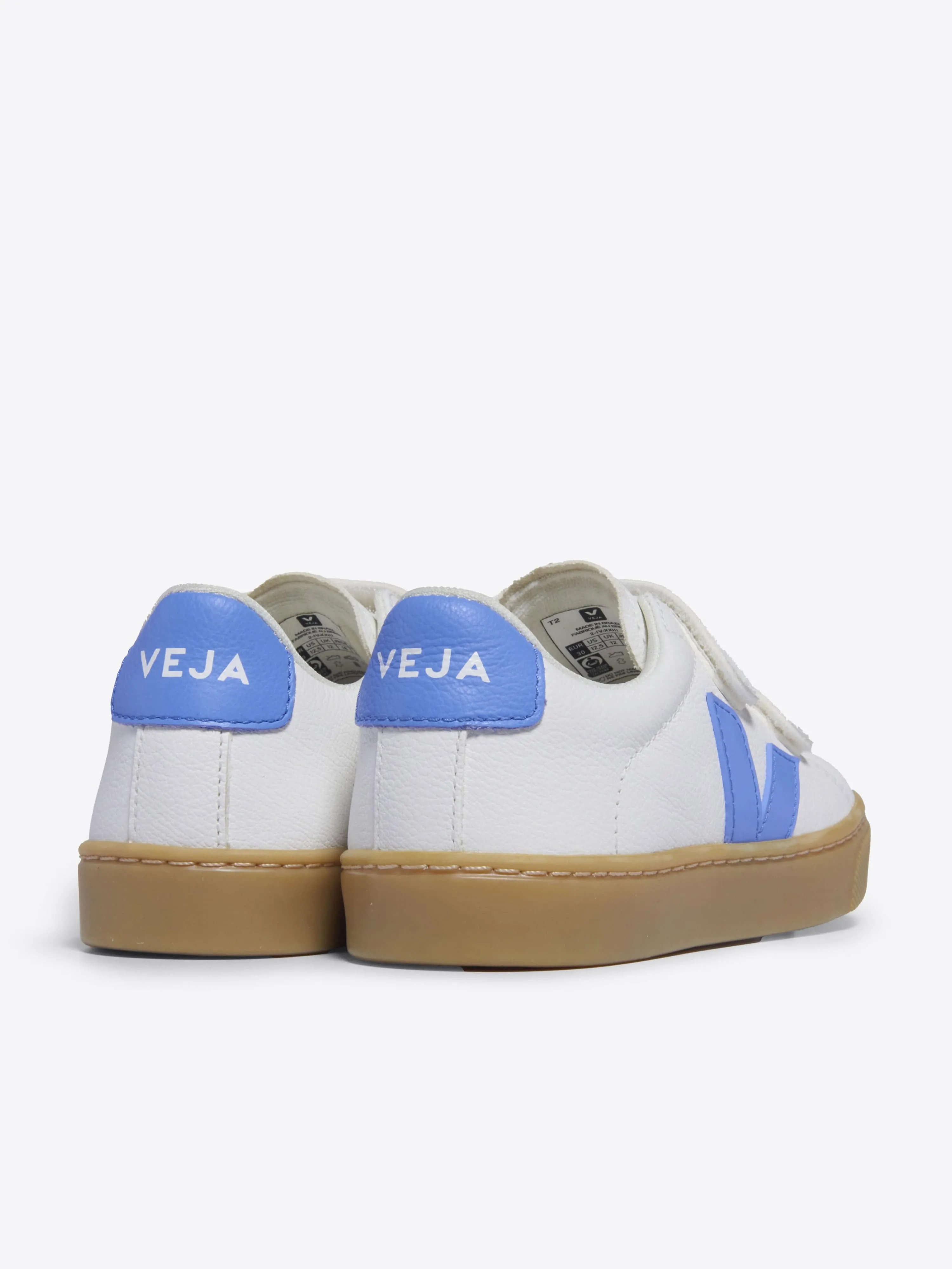 Veja Kids Esplar ChromeFree Leder-Sneaker in Weiß