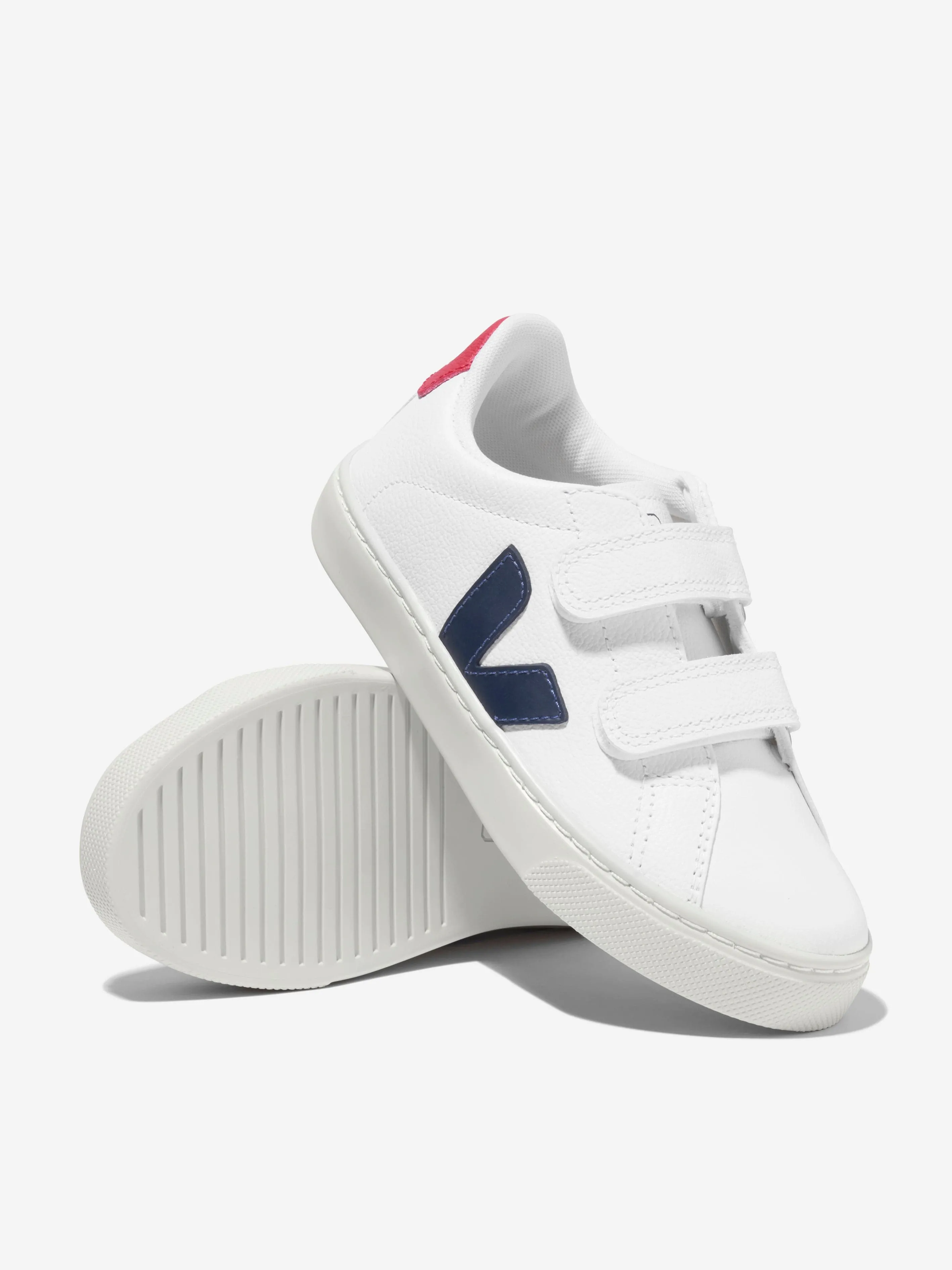 Veja Kids Small Esplar Klettverschluss-Sneaker in Weiß