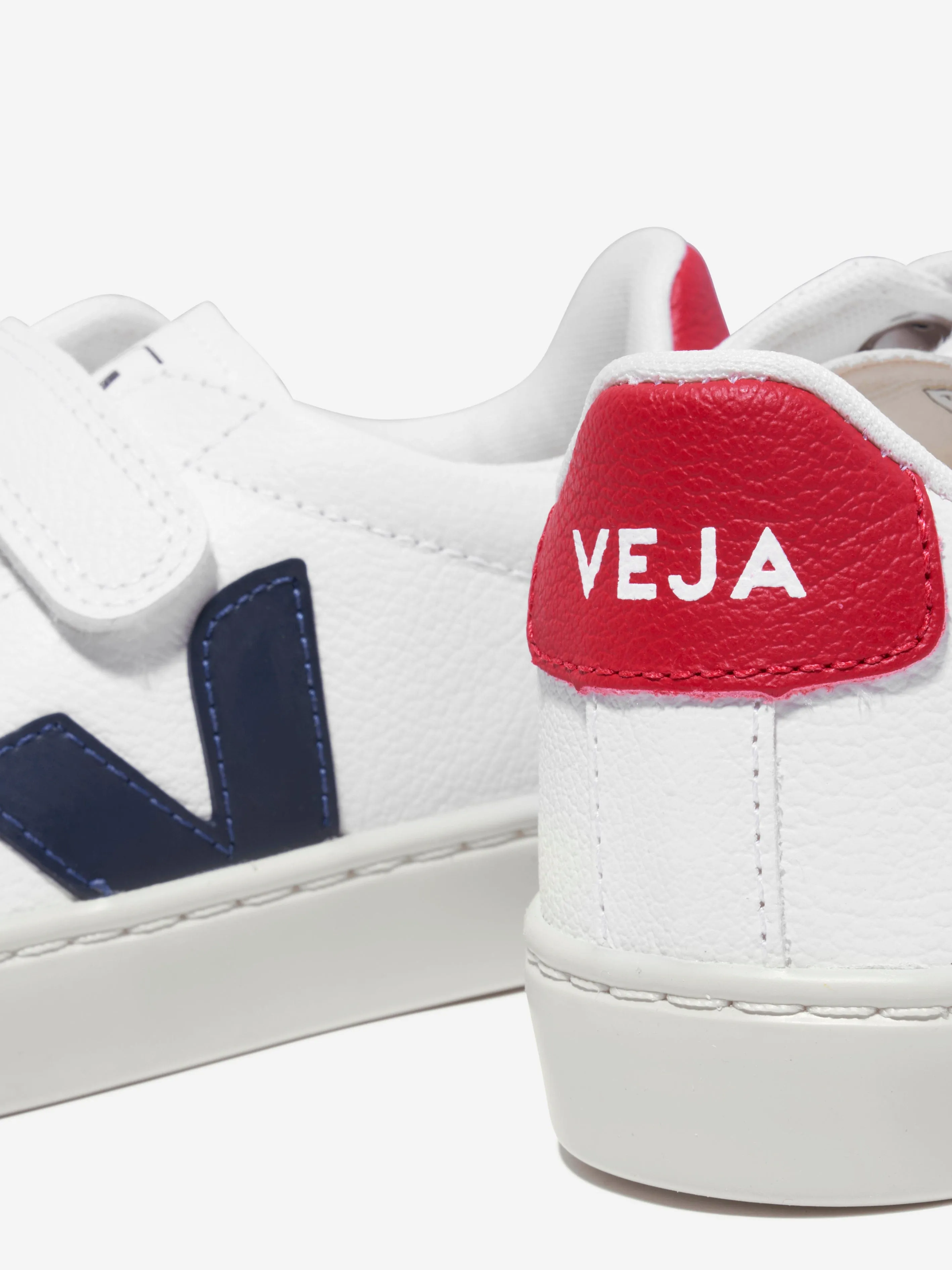 Veja Kids Small Esplar Klettverschluss-Sneaker in Weiß