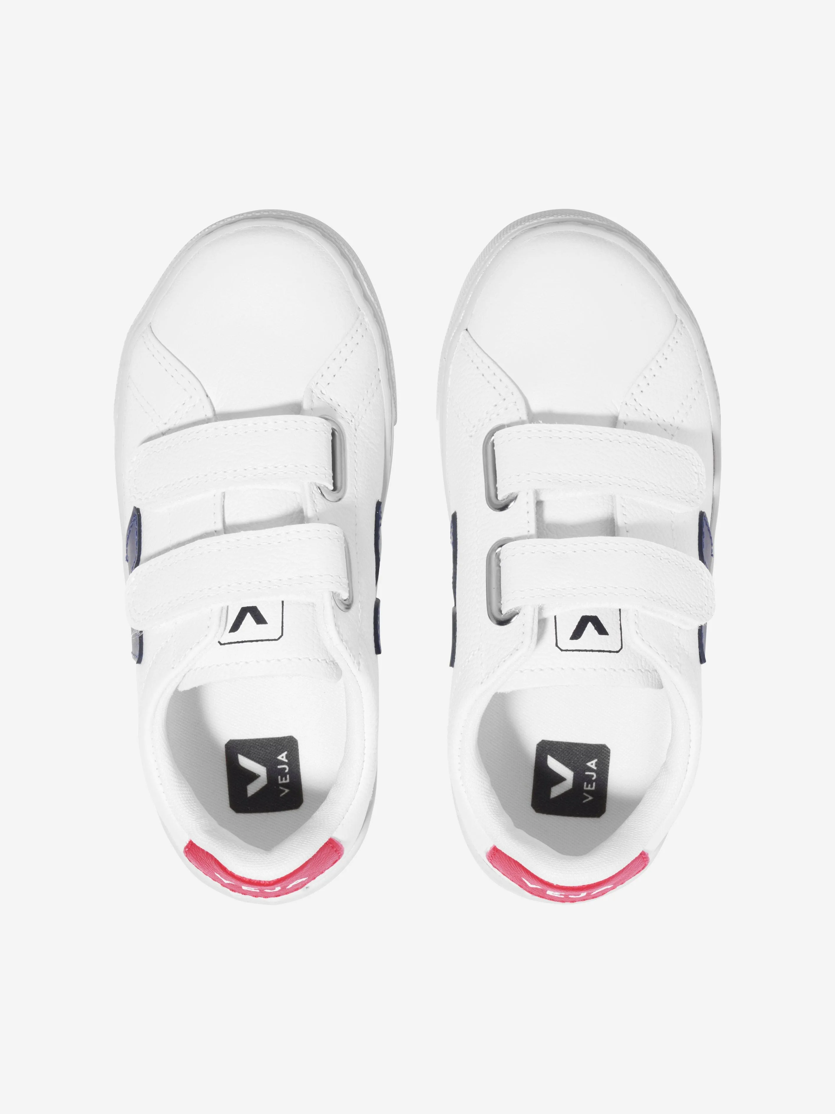 Veja Kids Small Esplar Klettverschluss-Sneaker in Weiß