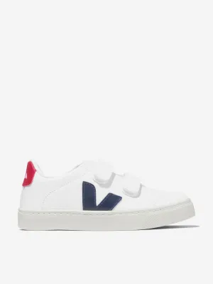 Veja Kids Small Esplar Klettverschluss-Sneaker in Weiß