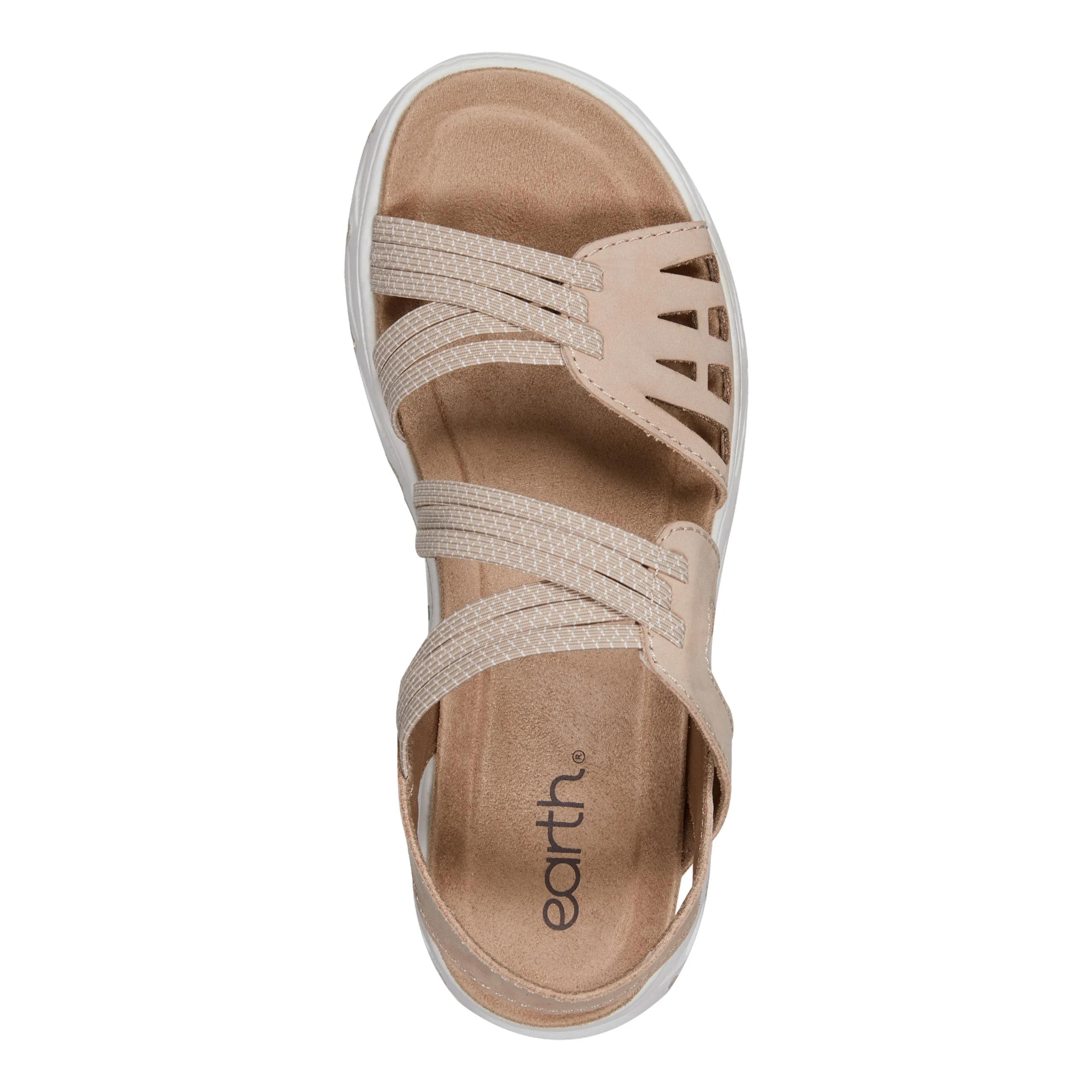 Vernon Riemchen-Slingback Freizeit-Sandalen mit flacher Sohle