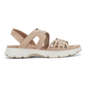 Vernon Riemchen-Slingback Freizeit-Sandalen mit flacher Sohle