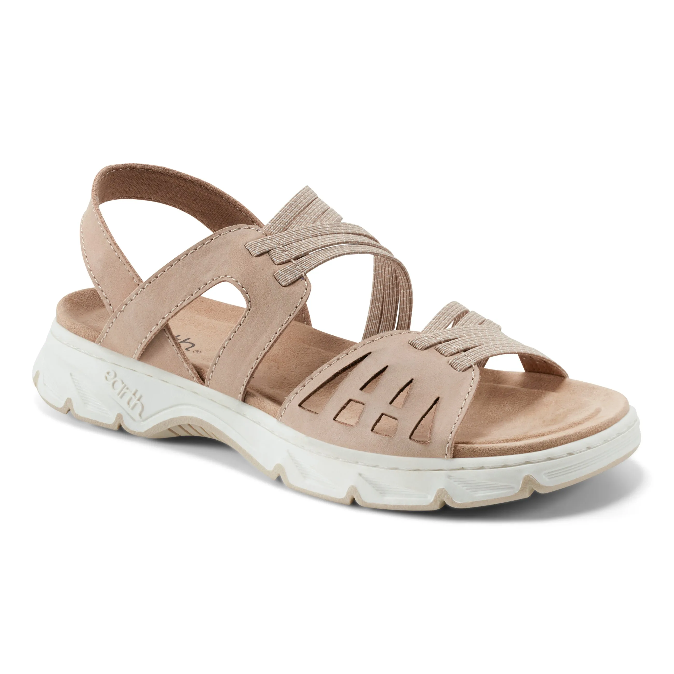Vernon Riemchen-Slingback Freizeit-Sandalen mit flacher Sohle