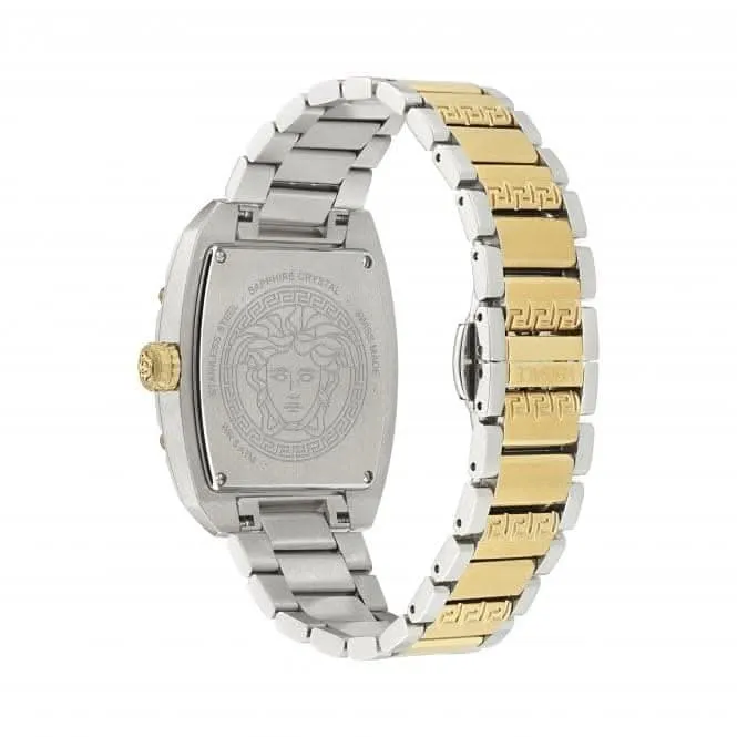 Versace Dominus Weiß-Silber Saphir Uhr VE8K00424