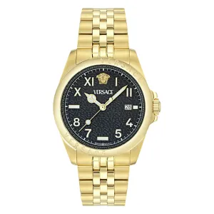 Versace Herren Anteo Schwarze Uhr VE9H00624