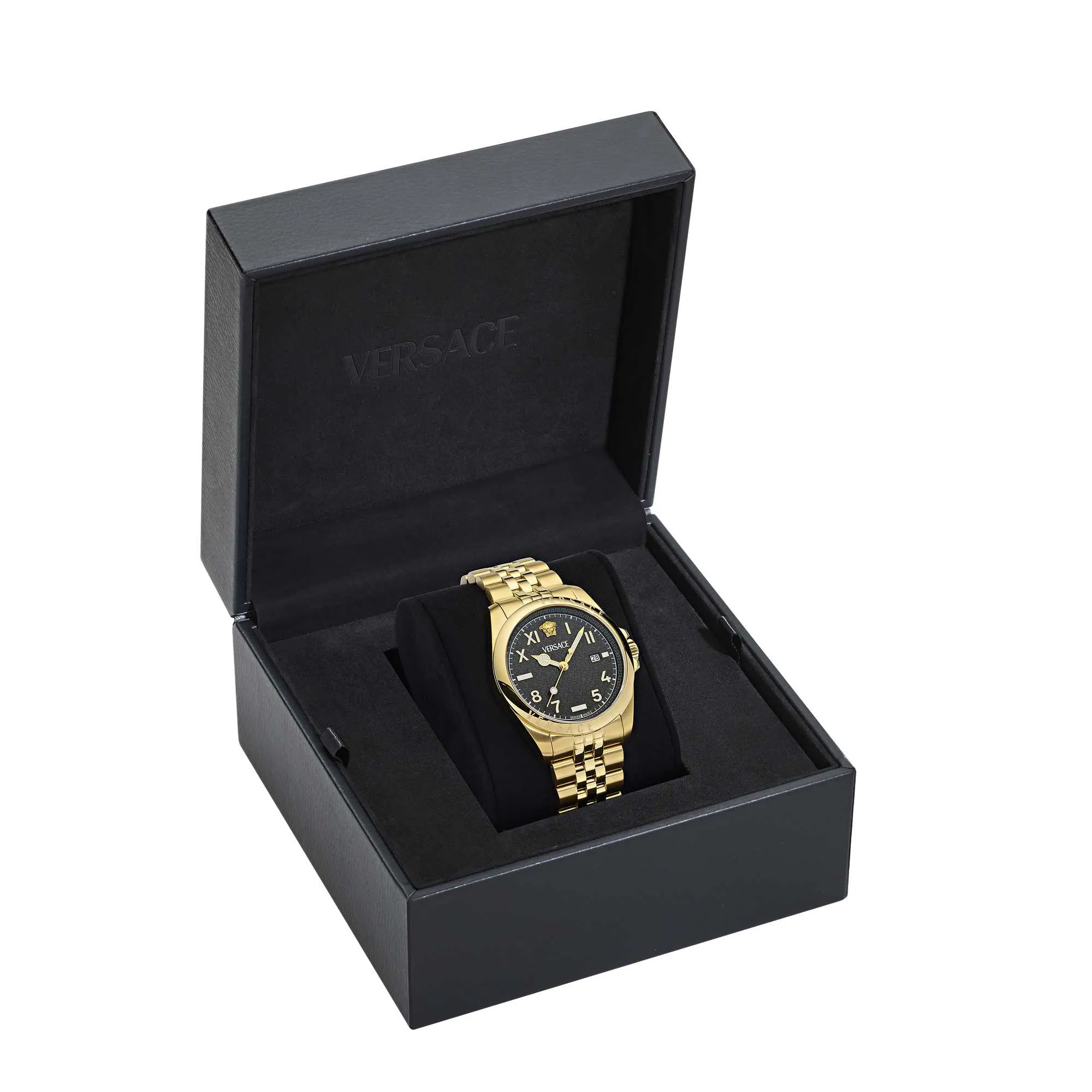 Versace Herren Anteo Schwarze Uhr VE9H00624