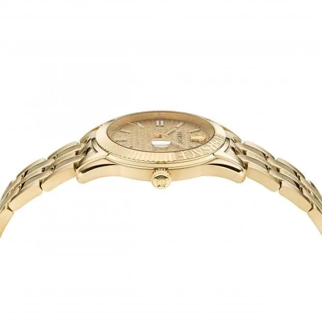 Versace Herren Greca Time Champagner Uhr VE3K00522