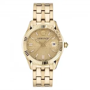 Versace Herren Greca Time Champagner Uhr VE3K00522