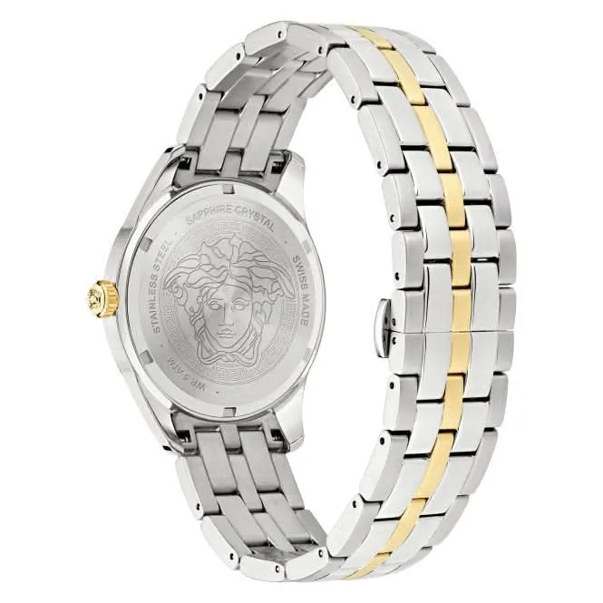Versace Herren Greca Time Goldfarbene Uhr VE7C00623