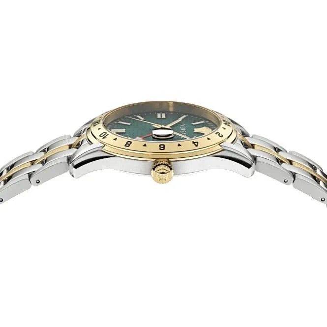 Versace Herren Greca Time Goldfarbene Uhr VE7C00623