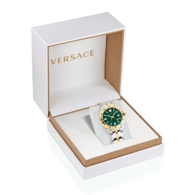 Versace Herren Greca Time Goldfarbene Uhr VE7C00623