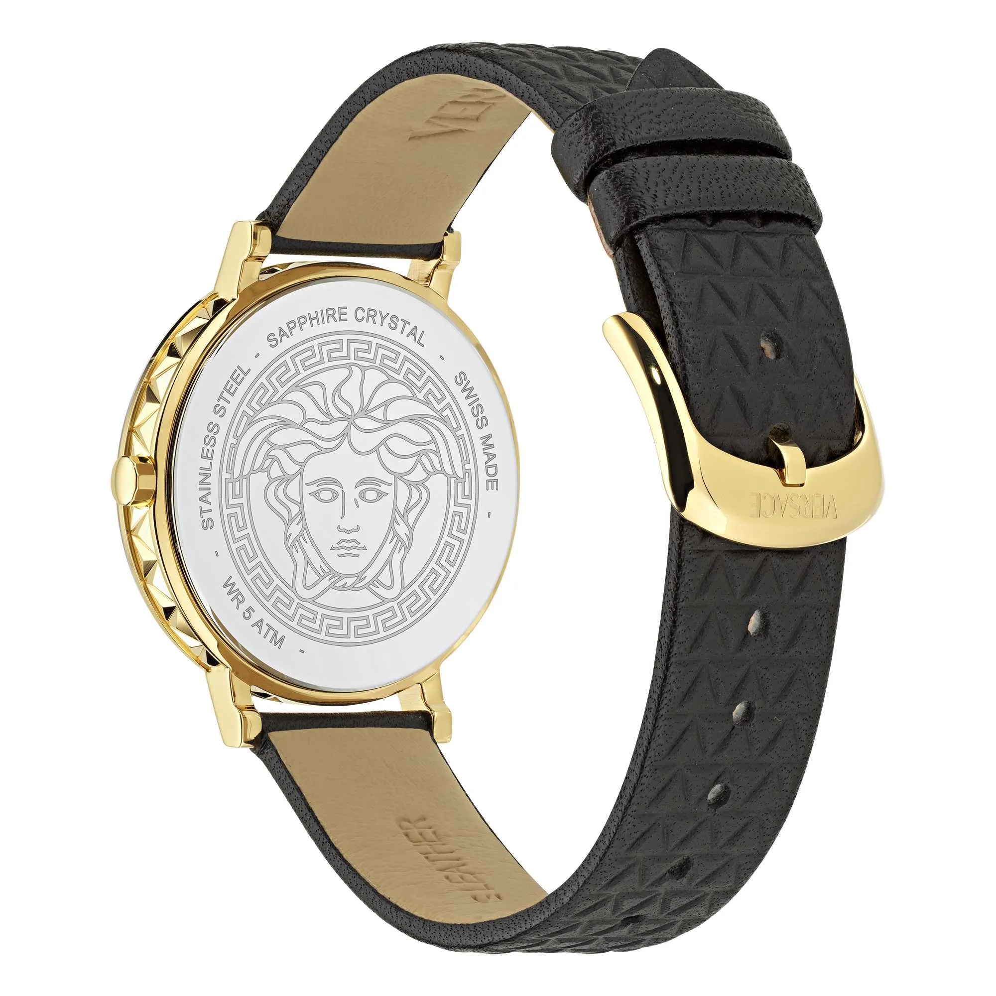 Versace Damen Daedalus Schwarz Guilloché Uhr VE9A00224