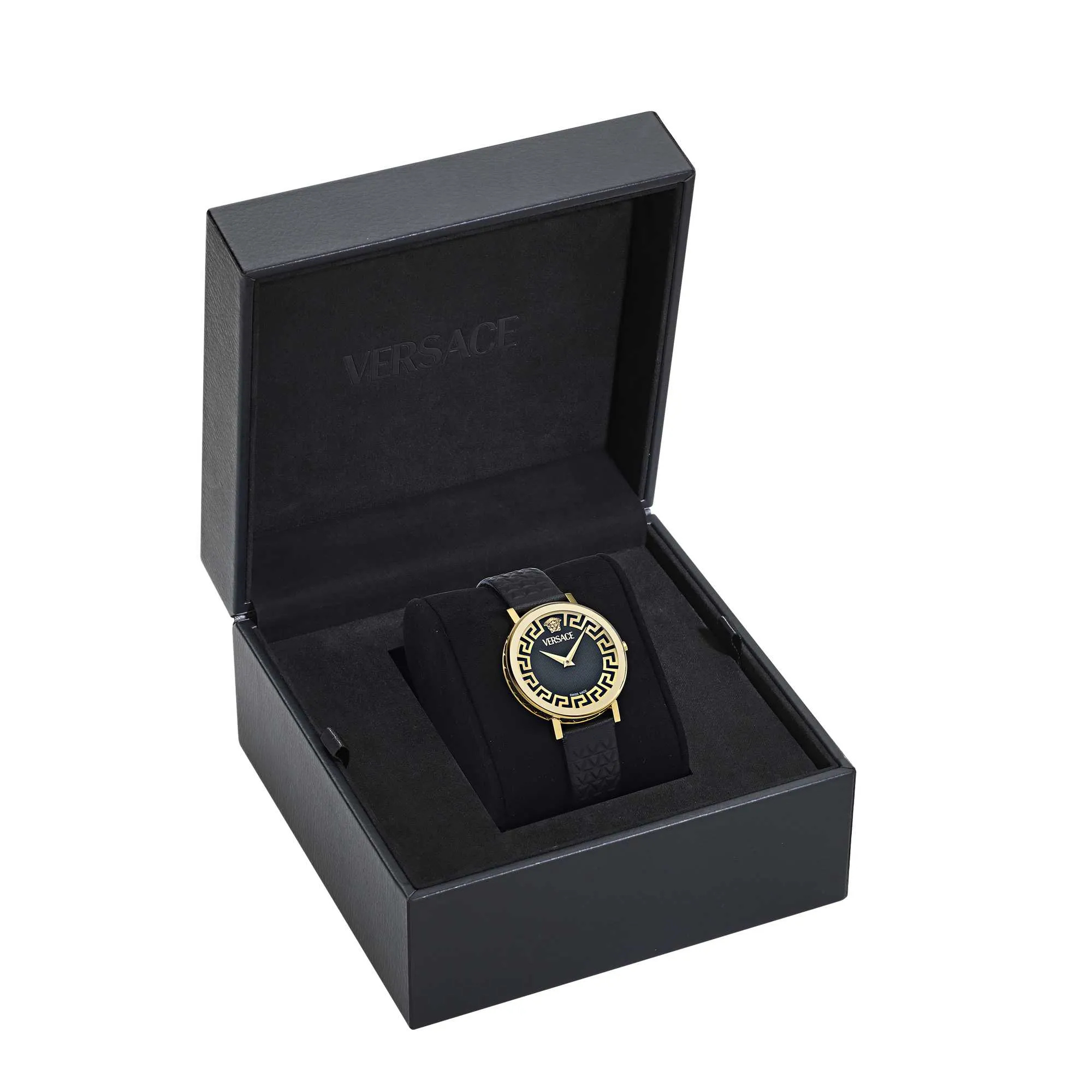 Versace Damen Daedalus Schwarz Guilloché Uhr VE9A00224