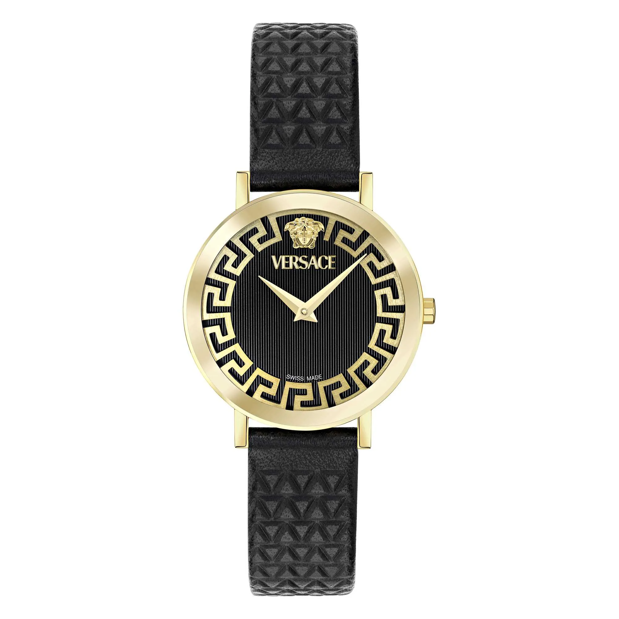 Versace Damen Daedalus Schwarz Guilloché Uhr VE9A00224