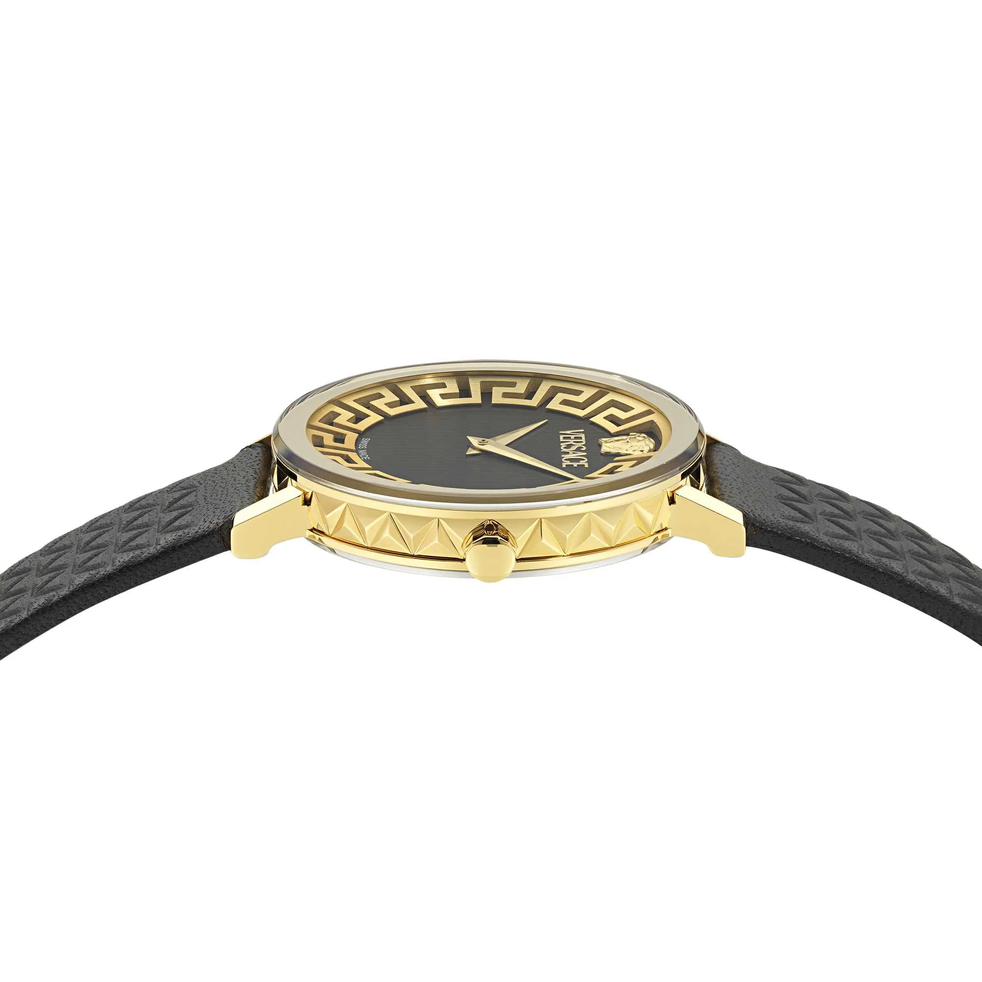 Versace Damen Daedalus Schwarz Guilloché Uhr VE9A00224