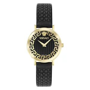 Versace Damen Daedalus Schwarz Guilloché Uhr VE9A00224