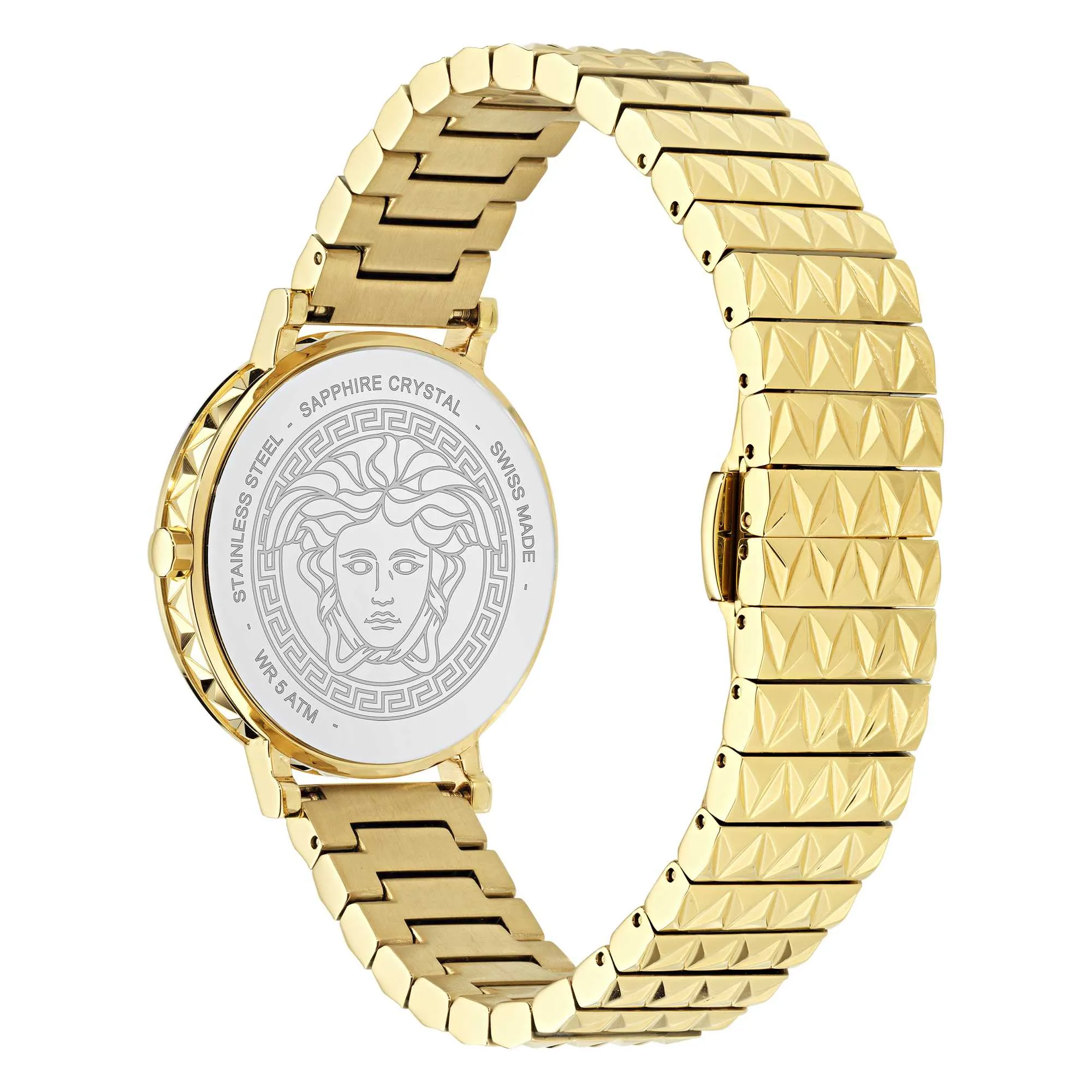 Versace Damen Daedalus Schwarz Guilloché Uhr VE9A00524