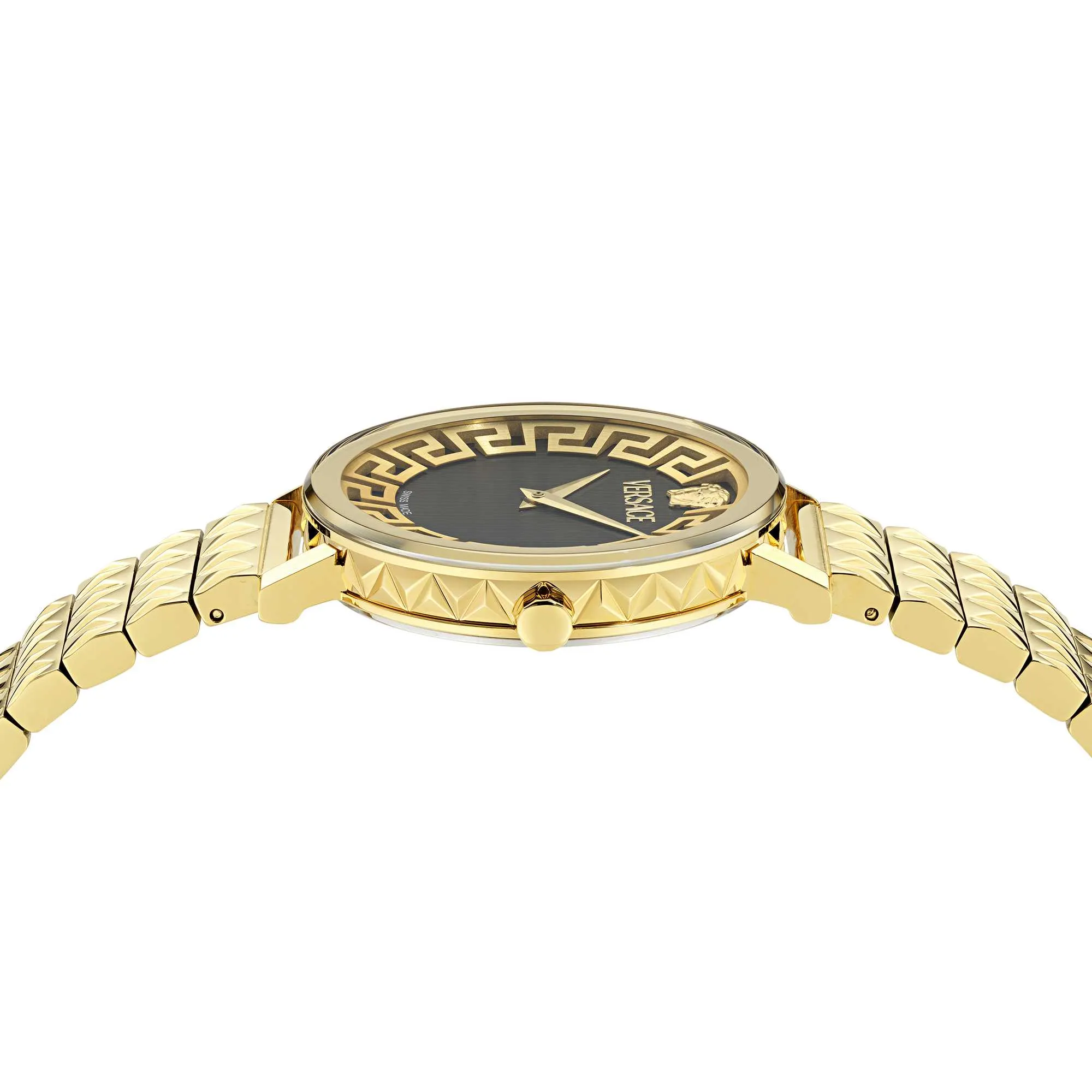 Versace Damen Daedalus Schwarz Guilloché Uhr VE9A00524