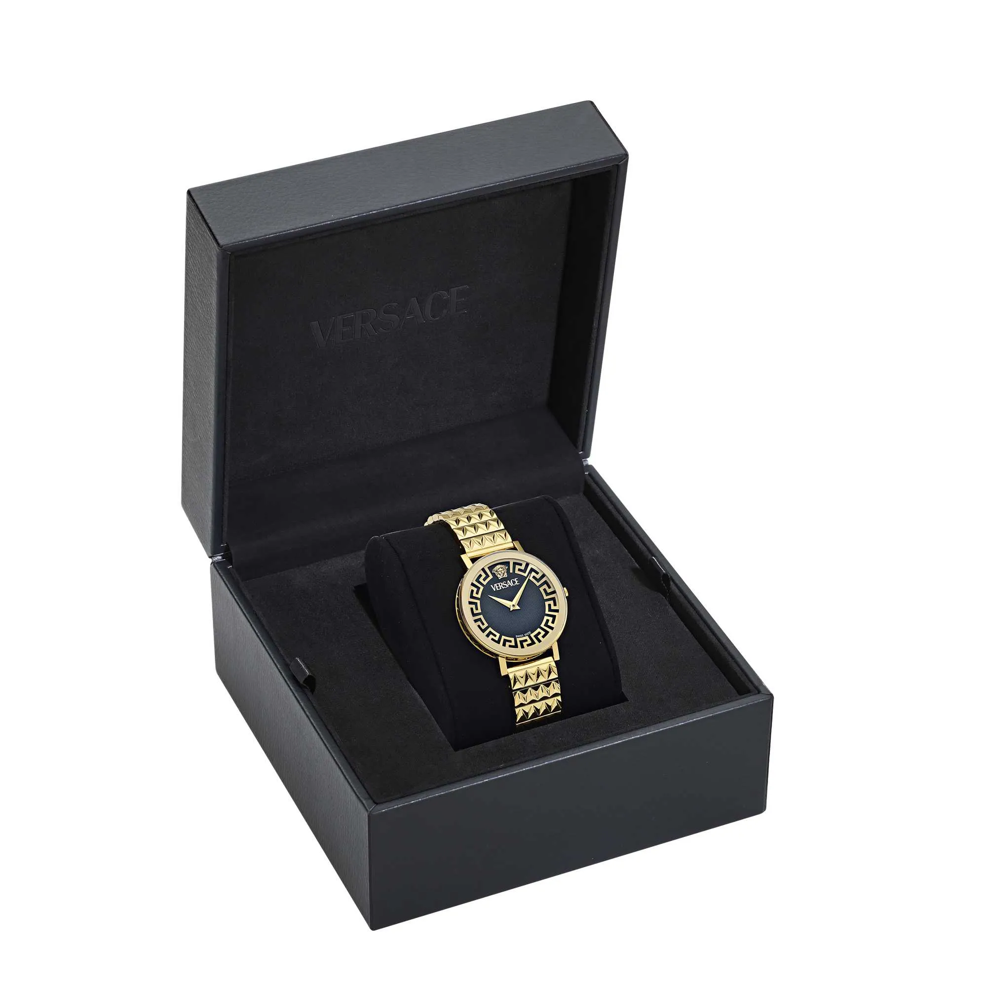 Versace Damen Daedalus Schwarz Guilloché Uhr VE9A00524