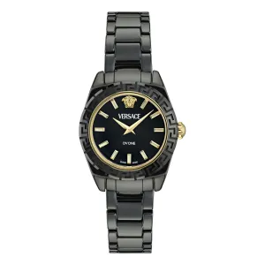 Versace Damen Dv One Mini Schwarze Uhr VE9F00124