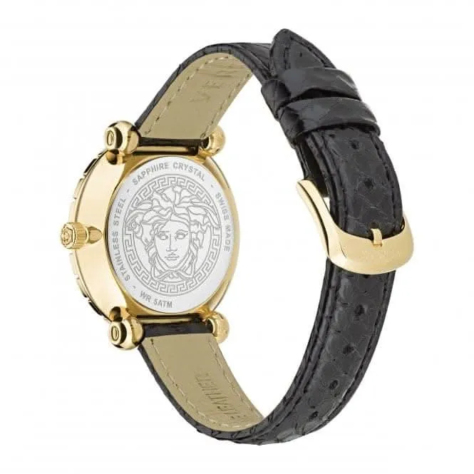 Versace Damen Greca Twist Goldton Uhr VE6I00323