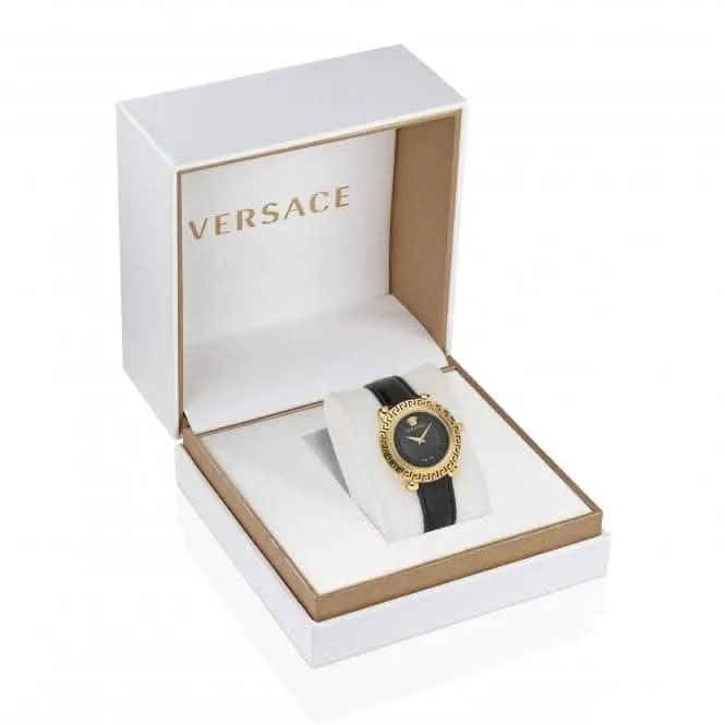 Versace Damen Greca Twist Goldton Uhr VE6I00323