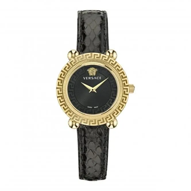 Versace Damen Greca Twist Goldton Uhr VE6I00323