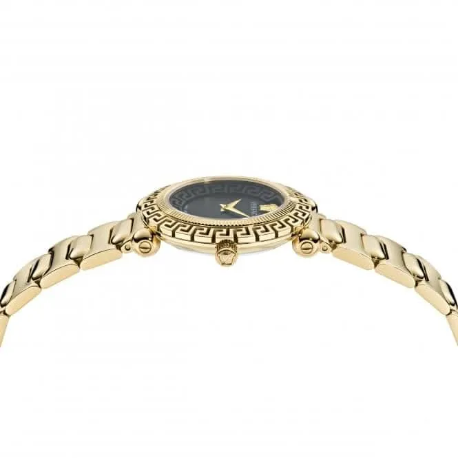Versace Damen Greca Twist Uhr in Goldton VE6I00523