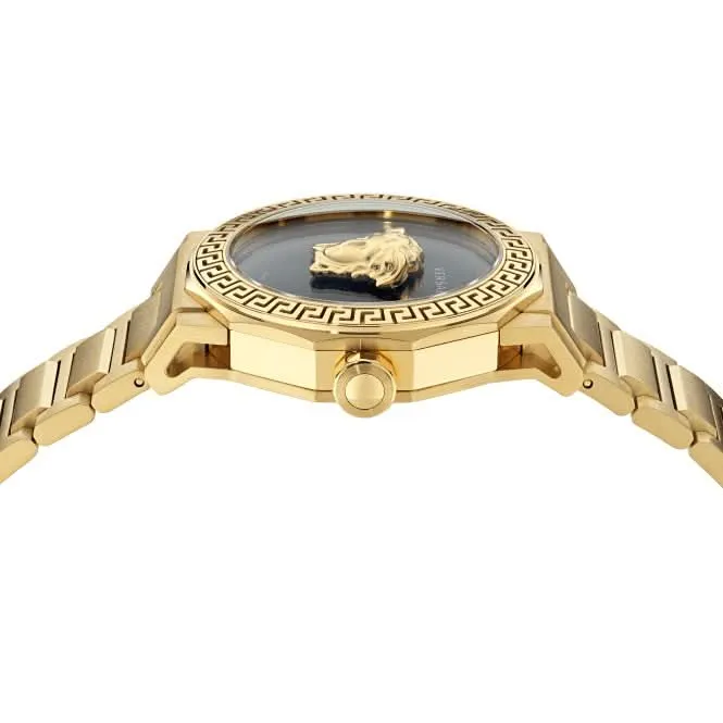 Versace Damen Medusa Lady New Gen Uhr in Goldton VE7B00623