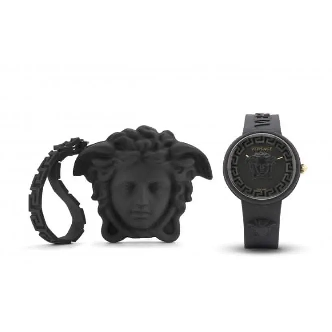 Versace Damen Medusa Pop Schwarze Uhr VE6G00223