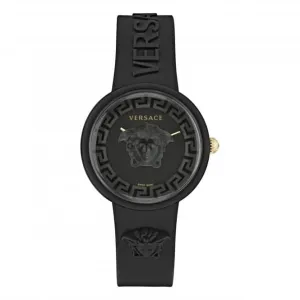Versace Damen Medusa Pop Schwarze Uhr VE6G00223