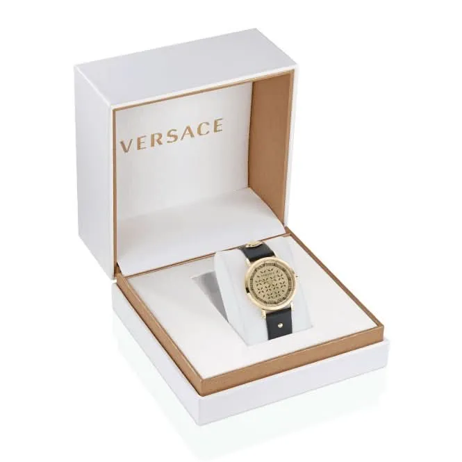 Versace Damen New Generation Edelstahl-Armbanduhr VE3M01023