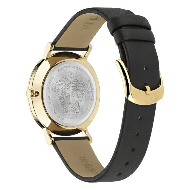 Versace Damen New Generation Edelstahl-Armbanduhr VE3M01023