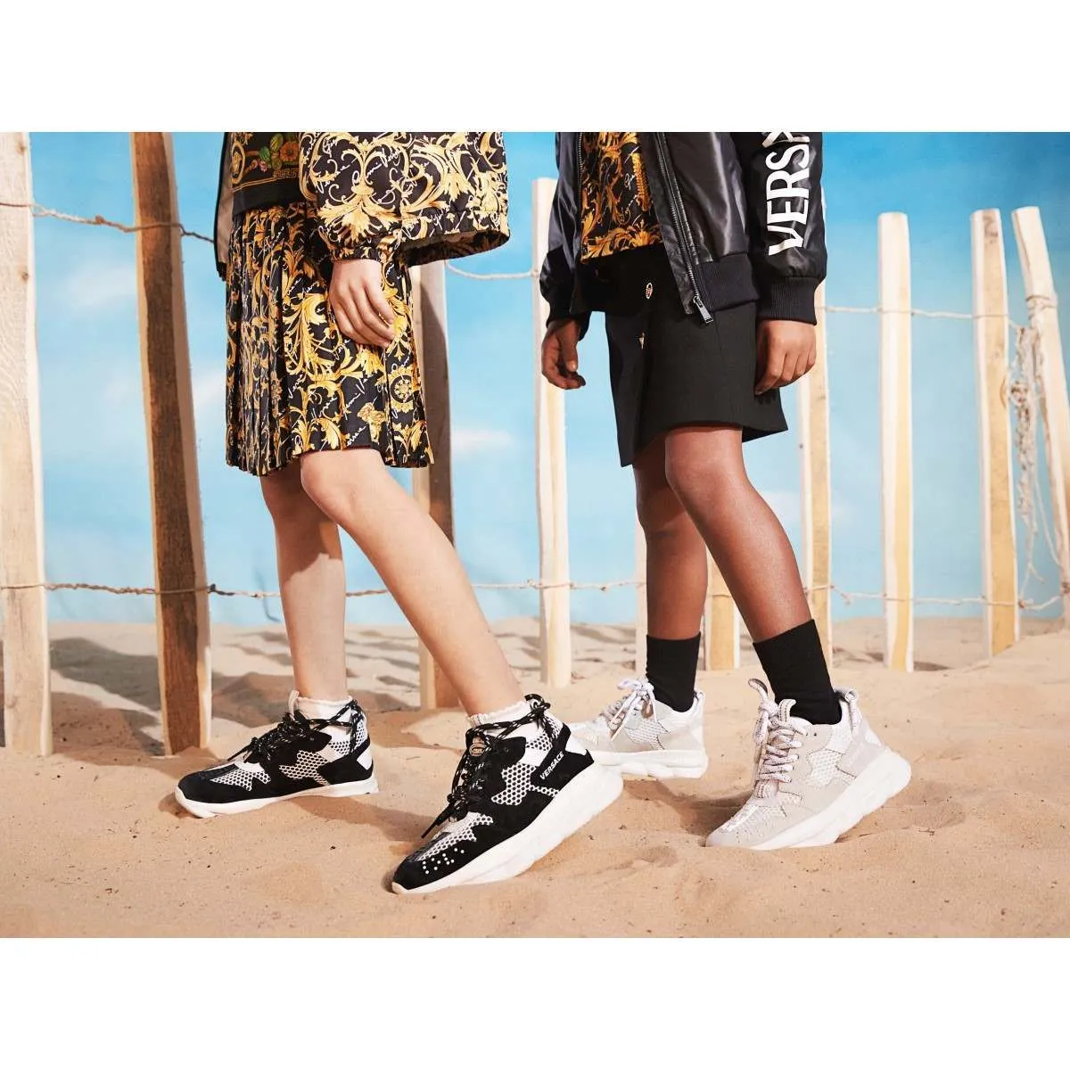 Versace Unisex Chain Reaction Sneaker