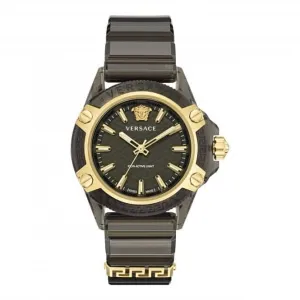 Versace Unisex Icon Active Indiglo Schwarz Uhr VE6E00123