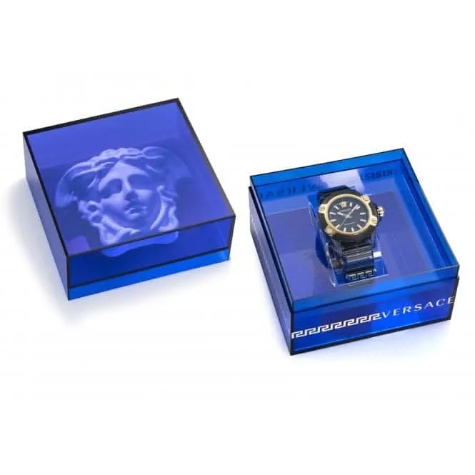 Versace Unisex Icon Active Indiglo Schwarz Uhr VE6E00123