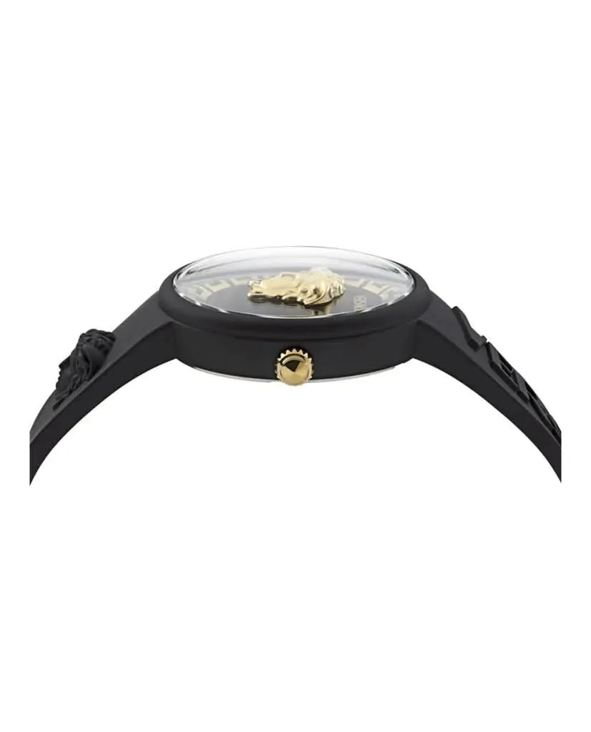 Versace Unisex Ikone Medusa Pop Schwarze Uhr VE8J00624