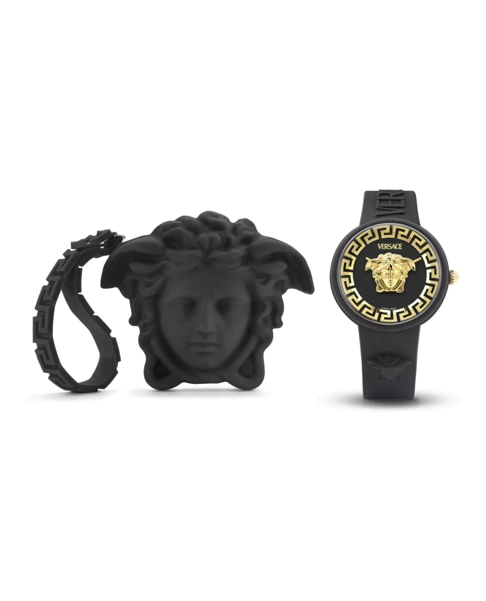 Versace Unisex Ikone Medusa Pop Schwarze Uhr VE8J00624