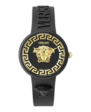 Versace Unisex Ikone Medusa Pop Schwarze Uhr VE8J00624