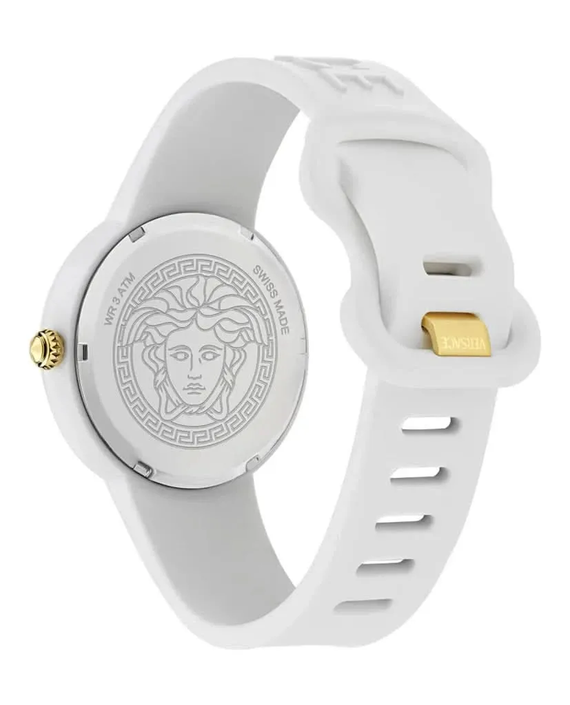 Versace Unisex Ikone Medusa Pop Weiße Uhr VE8J00524