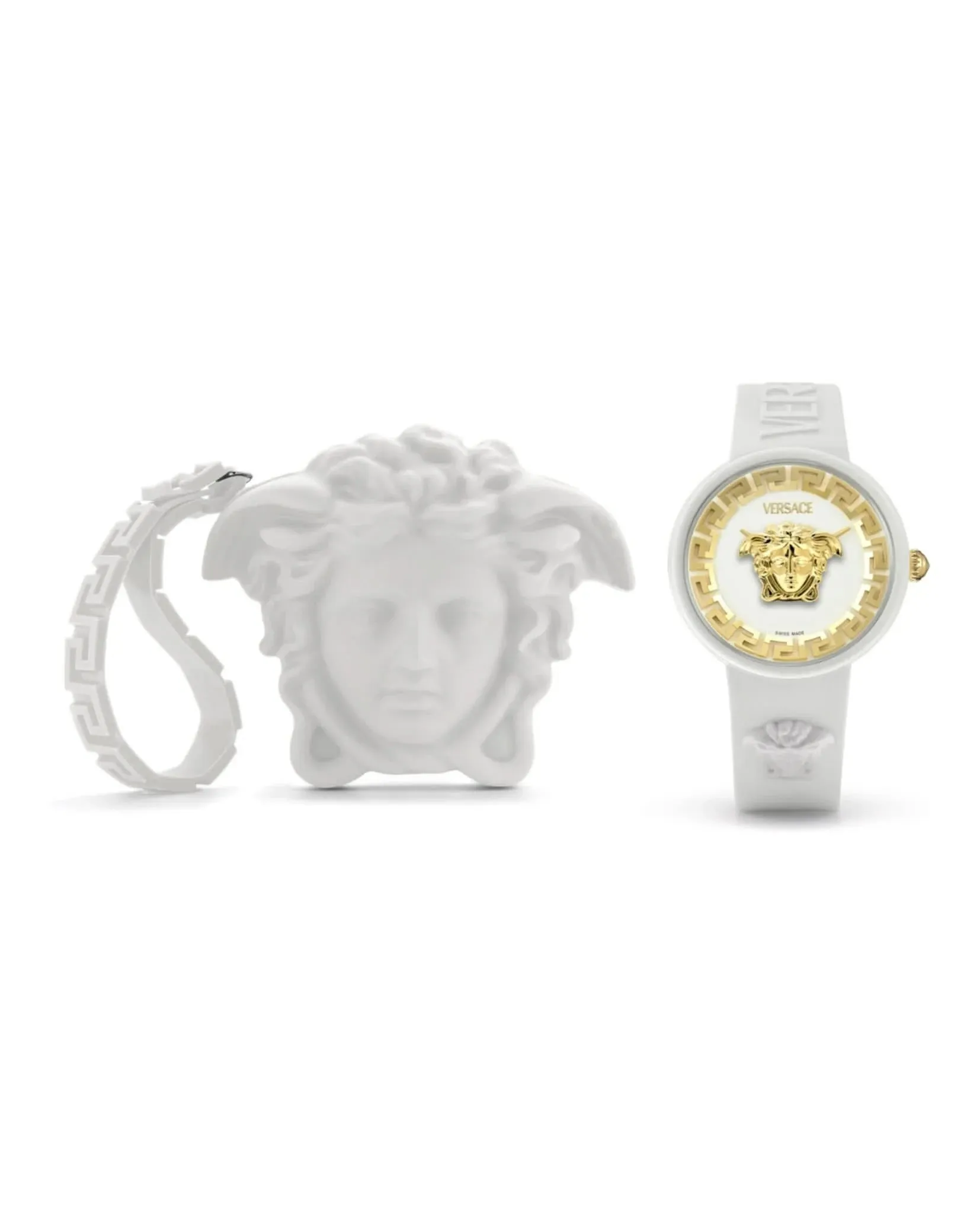 Versace Unisex Ikone Medusa Pop Weiße Uhr VE8J00524