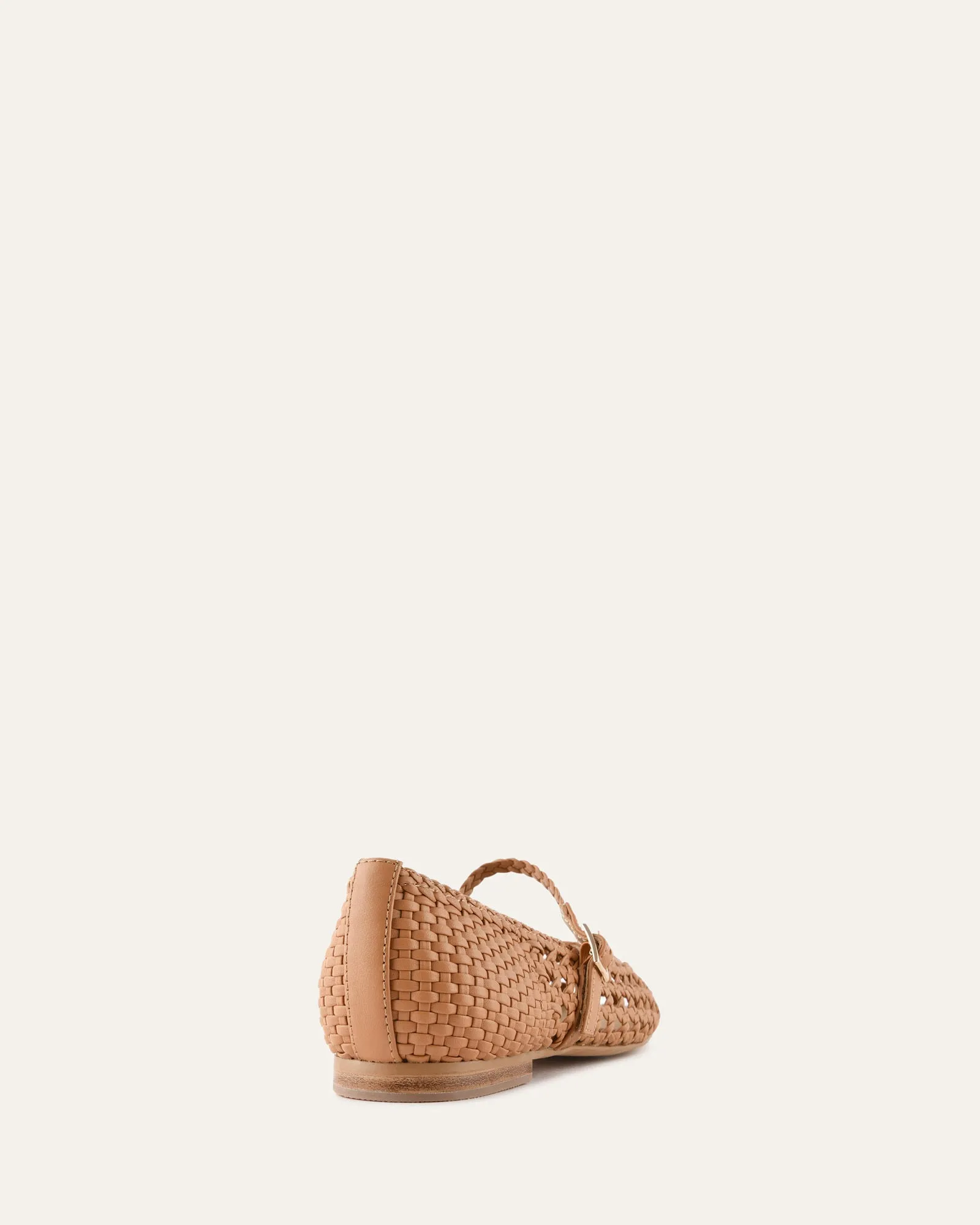 WILLIS CASUAL FLATS TOFFEE LEDER
