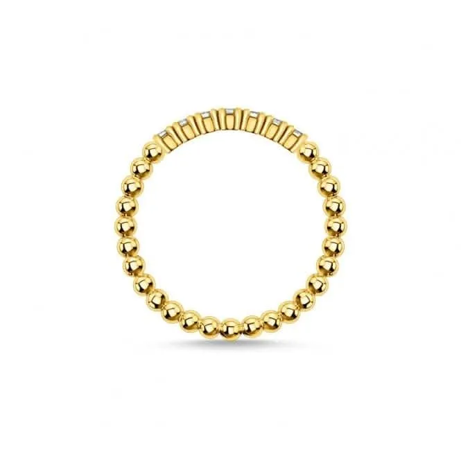 Gelbgold Zirkonia Punkt Stapelring TR2323-414-14 Thomas Sabo Ringe