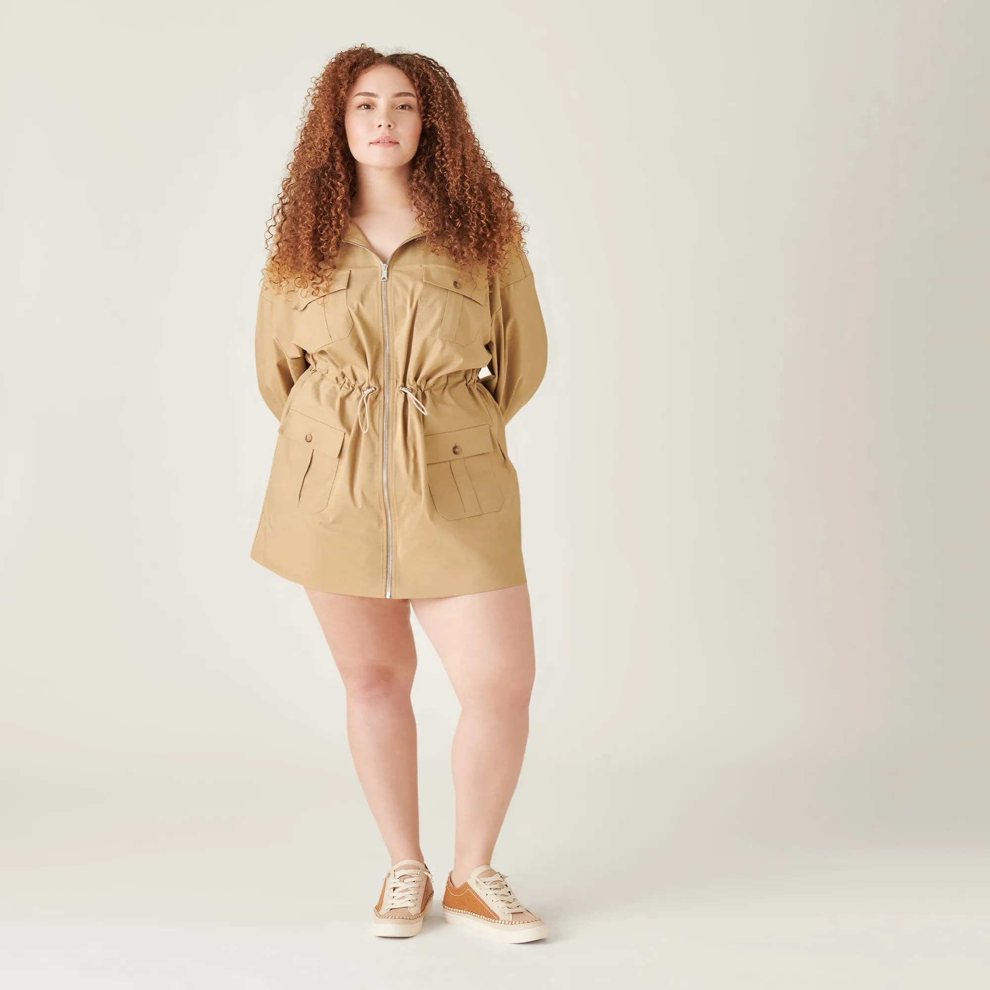 ZOLEN SNEAKERS BRAUN GEFLOCHTEN