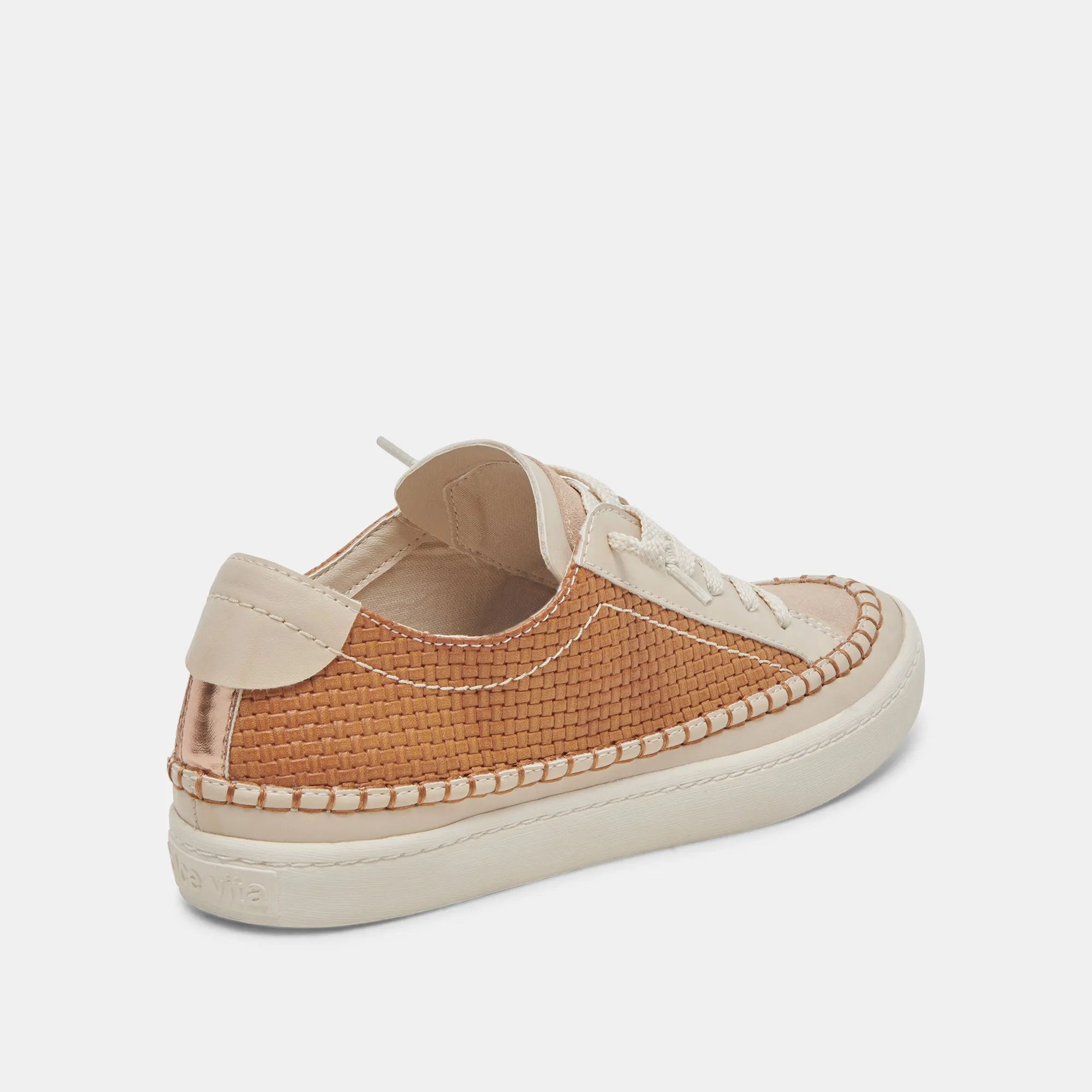 ZOLEN SNEAKERS BRAUN GEFLOCHTEN